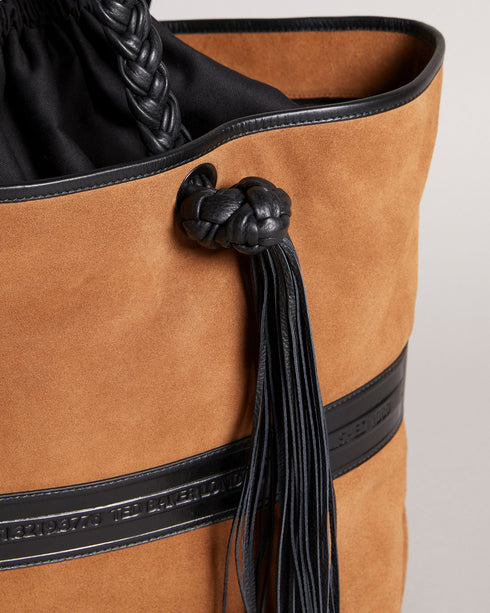 SARET-Bags-Branded Tassel Detail Tote Bag- Ted Baker Romania
